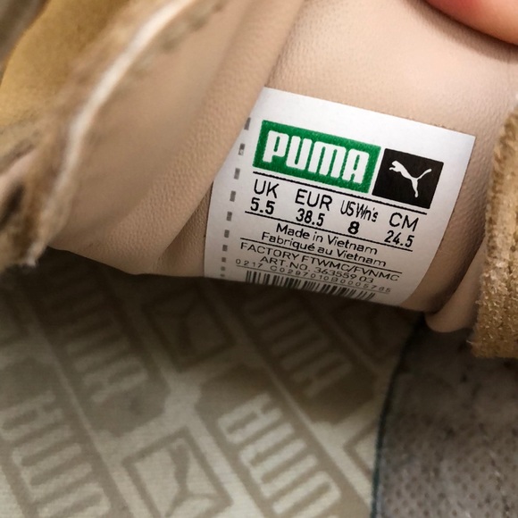 Rare Tan Platform Puma Sneakers - Picture 5 of 6